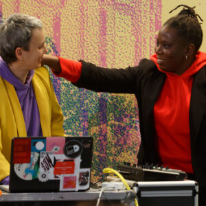 Magali Gruselle et Joëlle Sambi © Hervé Véronese / Centre Pompidou